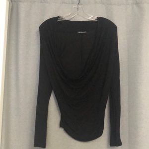 Body central scoop neck shirt